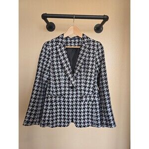 Long Beach Polo Club Houndstooth blazer women's size medium